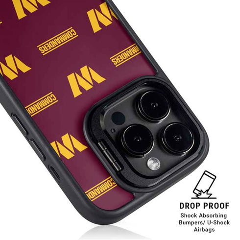 NFL Washington Commanders Blitz Series iPhone 14 Pro Max Kickstand Case