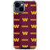 NFL Washington Commanders Blitz Series iPhone 15 Clear Case