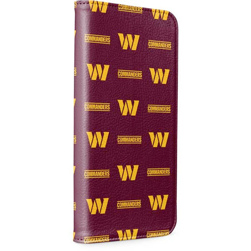 NFL Washington Commanders Blitz Series iPhone 15 Plus Folio Case