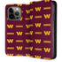 NFL Washington Commanders Blitz Series iPhone 15 Pro Folio Case