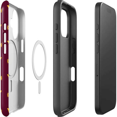 NFL Washington Commanders Blitz Series iPhone 16 Magsafe Impact Case