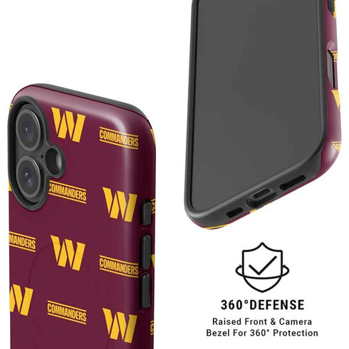 NFL Washington Commanders Blitz Series iPhone 16 Magsafe Impact Case