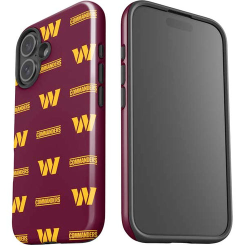 NFL Washington Commanders Blitz Series iPhone 16 Plus Impact Case