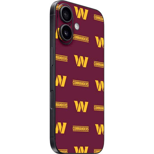 NFL Washington Commanders Blitz Series iPhone 16 Plus Skin
