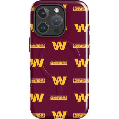 NFL Washington Commanders Blitz Series iPhone 16 Pro Max Magsafe Impact Case