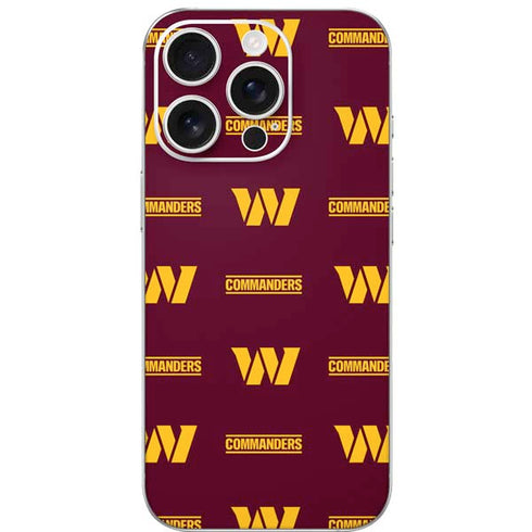 NFL Washington Commanders Blitz Series iPhone 16 Pro Skin
