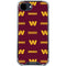 NFL Washington Commanders Blitz Series iPhone 16e Clear Case