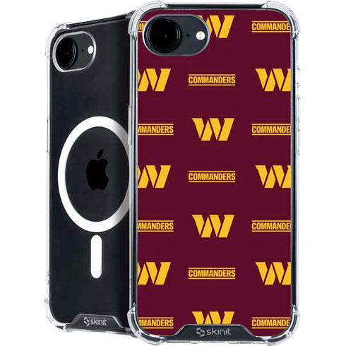 NFL Washington Commanders Blitz Series iPhone 16e MagSafe Case