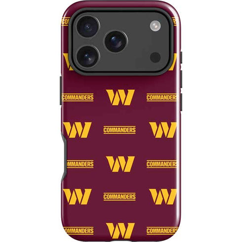 NFL Washington Commanders Blitz Series iPhone 18 Pro Impact Case