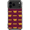 NFL Washington Commanders Blitz Series iPhone 18 Pro Max Clear Case