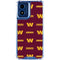 NFL Washington Commanders Blitz Series Moto G 5G (2024) Clear Case