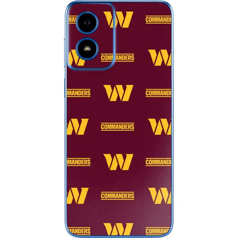 NFL Washington Commanders Blitz Series Moto G Play 4G (2024) Skin