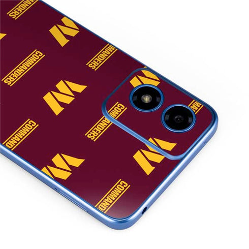 NFL Washington Commanders Blitz Series Moto G Play 4G (2024) Skin
