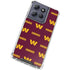 NFL Washington Commanders Blitz Series Moto G Play 5G (2025) Clear Case