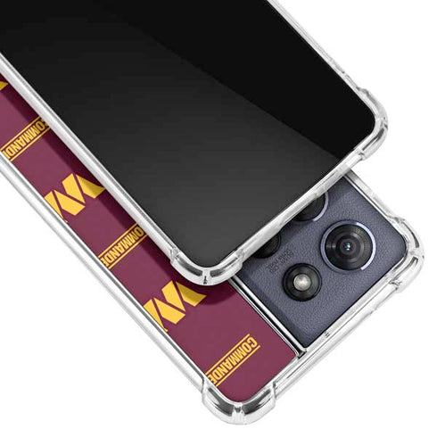 NFL Washington Commanders Blitz Series Moto G Play 5G (2025) Clear Case