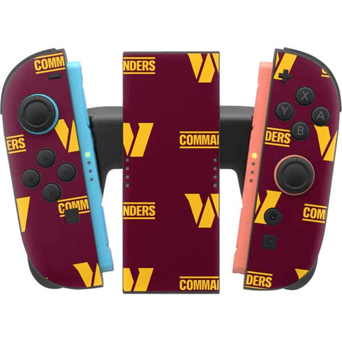 NFL Washington Commanders Blitz Series Nintendo Switch 2 (2025) Joy-Con Controller Skin
