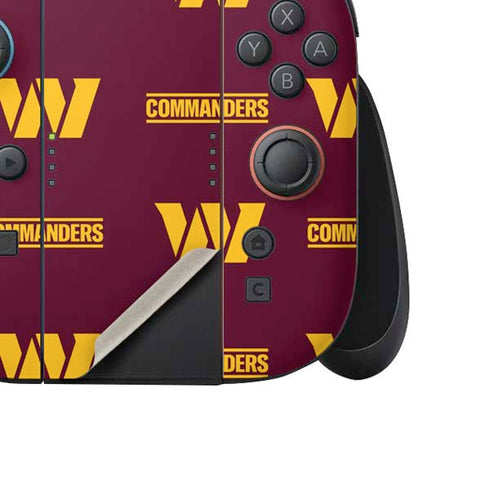 NFL Washington Commanders Blitz Series Nintendo Switch 2 (2025) Joy-Con Controller Skin