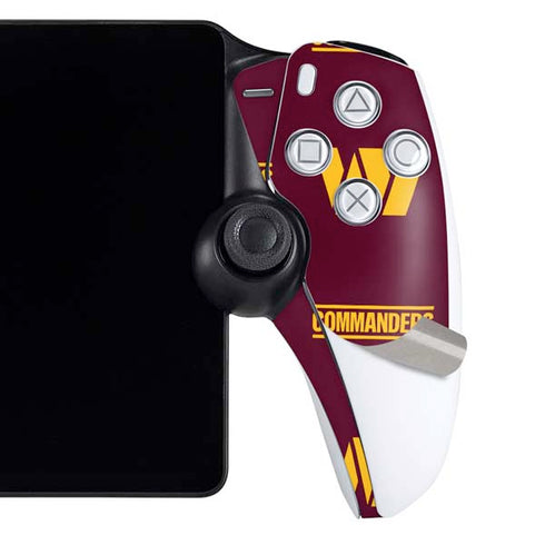 NFL Washington Commanders Blitz Series PlayStation Portal Remote Player Skin