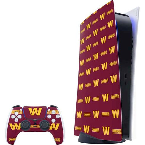 NFL Washington Commanders Blitz Series PlayStation PS5 Skins