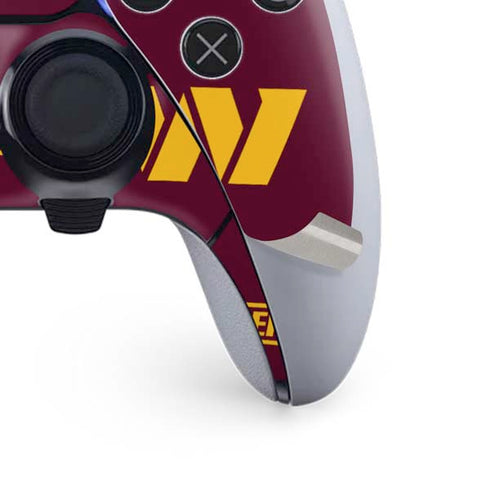 NFL Washington Commanders Blitz Series PS5 DualSense Edge Pro Controller Skin
