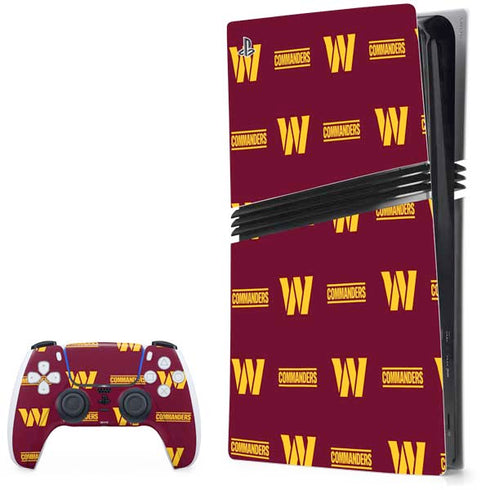 NFL Washington Commanders Blitz Series PlayStation PS5 Skins