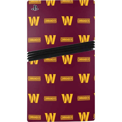 NFL Washington Commanders Blitz Series PS5 Pro Console Skin
