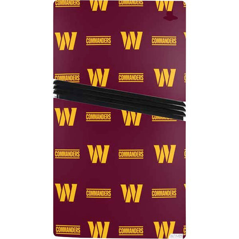 NFL Washington Commanders Blitz Series PS5 Pro Console Skin