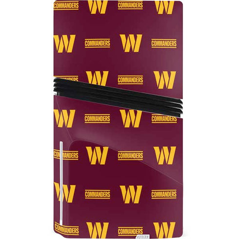 NFL Washington Commanders Blitz Series PS5 Pro Disk Bundle Skin