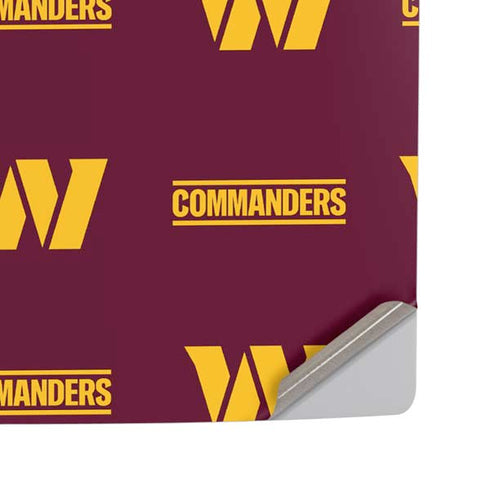 NFL Washington Commanders Blitz Series PS5 Pro Disk Console Skin