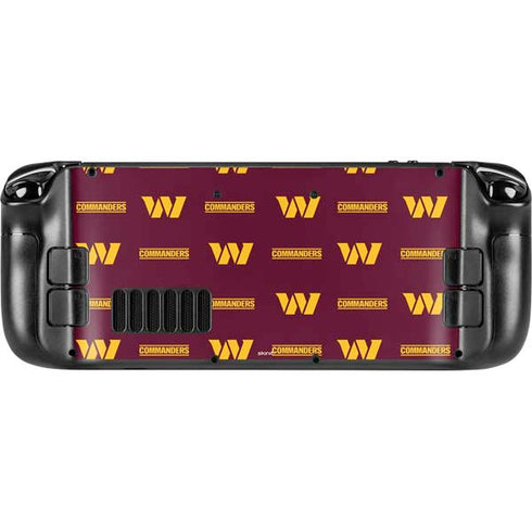NFL Washington Commanders Blitz Series Steam Deck Handheld Gaming Computer Skin
