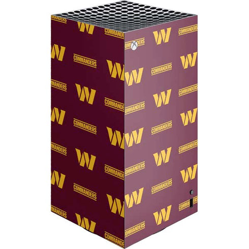 NFL Washington Commanders Blitz Series XBox Series X Digital Edition Console Skin