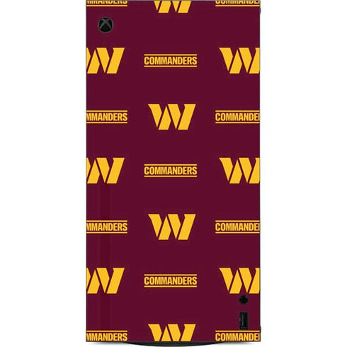 NFL Washington Commanders Blitz Series XBox Series X Digital Edition Console Skin