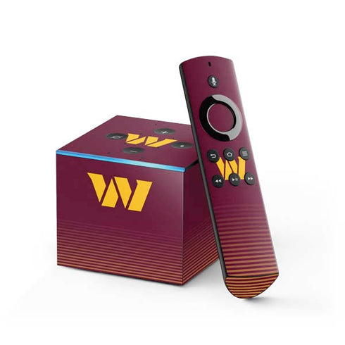 NFL Washington Commanders Breakaway Fire TV Cube Skin