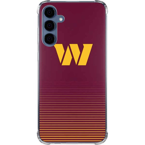 NFL Washington Commanders Breakaway Galaxy A55 5G Clear Case