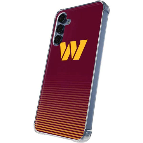 NFL Washington Commanders Breakaway Galaxy A55 5G Clear Case