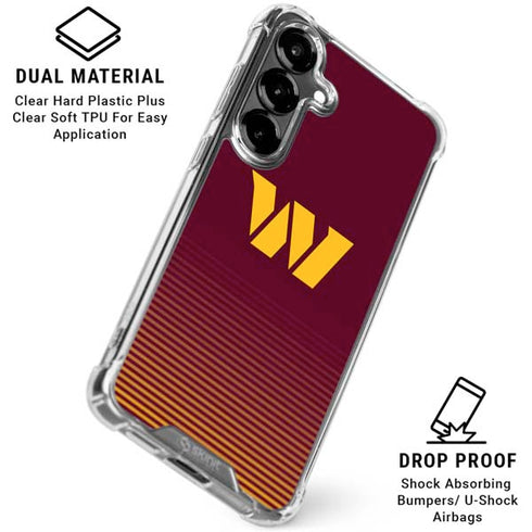 NFL Washington Commanders Breakaway Galaxy S26 Plus Clear Case