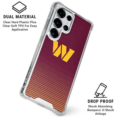 NFL Washington Commanders Breakaway Galaxy S26 Ultra Clear Case