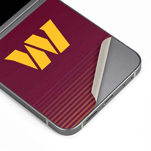 NFL Washington Commanders Breakaway Galaxy Z Flip6 Skin