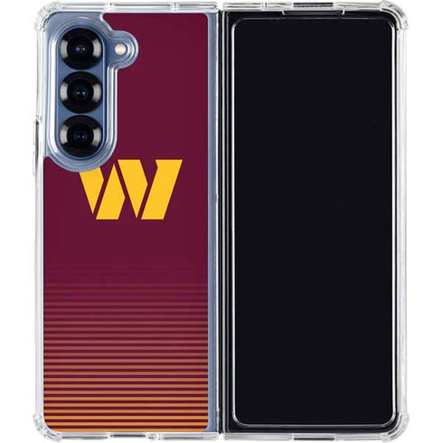 NFL Washington Commanders Breakaway Galaxy Z Fold6 Clear Case