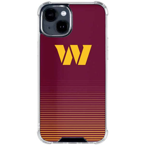 NFL Washington Commanders Breakaway iPhone 15 Clear Case