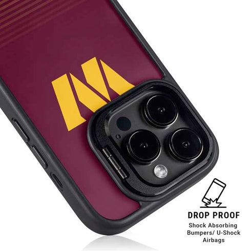 NFL Washington Commanders Breakaway iPhone 15 Pro Max Kickstand Case