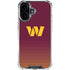 NFL Washington Commanders Breakaway iPhone 16 Plus Clear Case