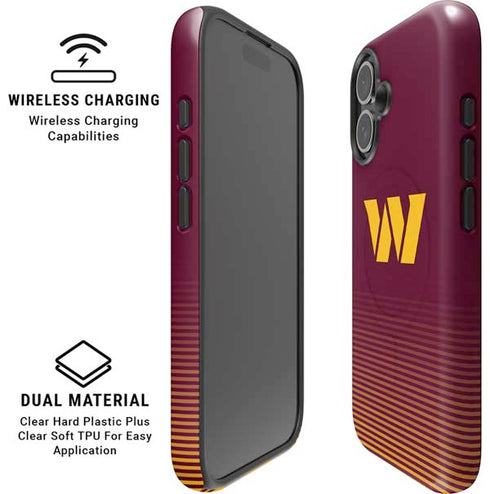 NFL Washington Commanders Breakaway iPhone 16 Plus Magsafe Impact Case