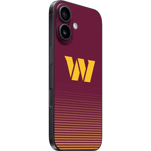 NFL Washington Commanders Breakaway iPhone 16 Plus Skin