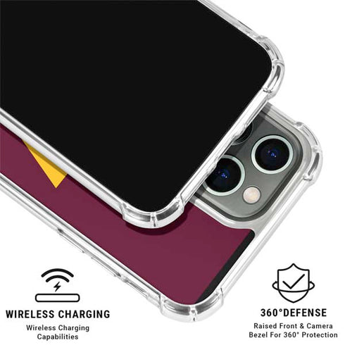 NFL Washington Commanders Breakaway iPhone 16 Pro Clear Case