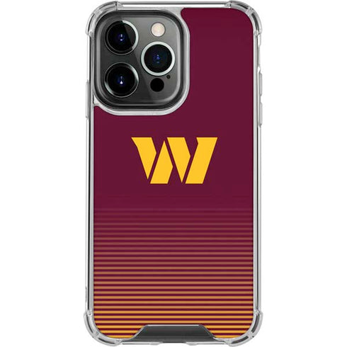 NFL Washington Commanders Breakaway iPhone 16 Pro Max Clear Case