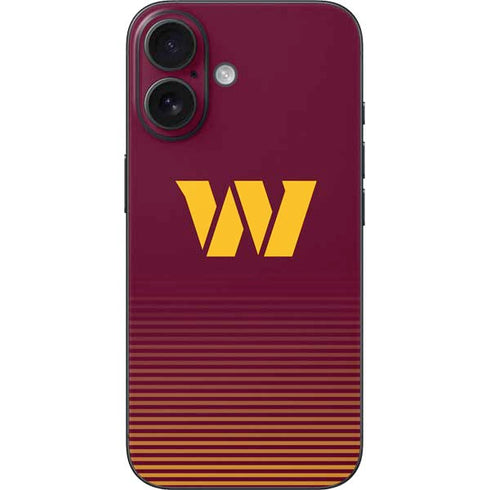 NFL Washington Commanders Breakaway iPhone 16 Skin