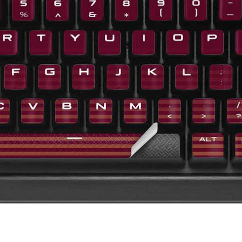 NFL Washington Commanders Breakaway K95 RGB PLATINUM Mechanical Gaming Keyboard Skin