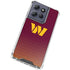 NFL Washington Commanders Breakaway Moto G 5G (2025) Clear Case