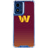 NFL Washington Commanders Breakaway Moto G 5G (2024) Clear Case